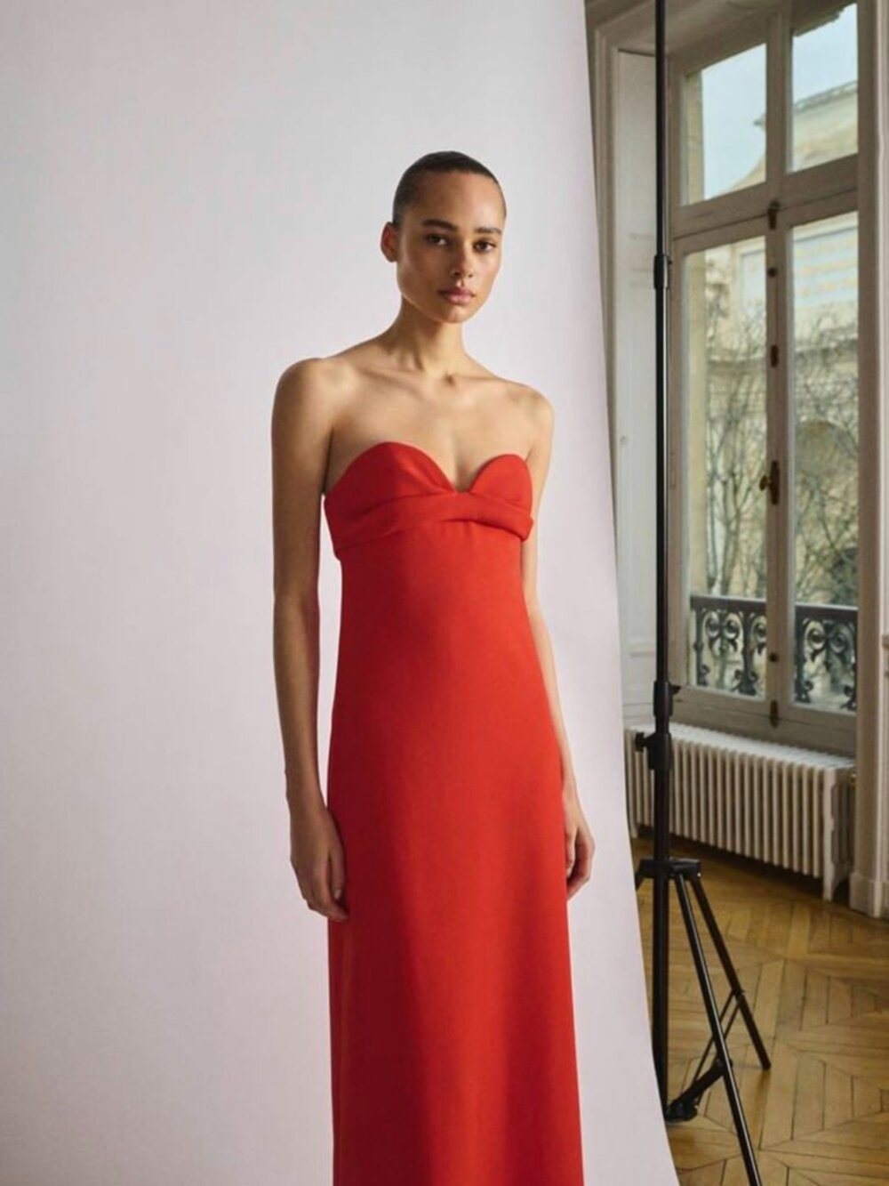 Strapless Gown with Sweetheart Neckline, MANGO